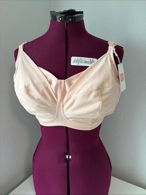 34HH Everyday Comfort Full Coverage Nursing Bra - Blush Pink